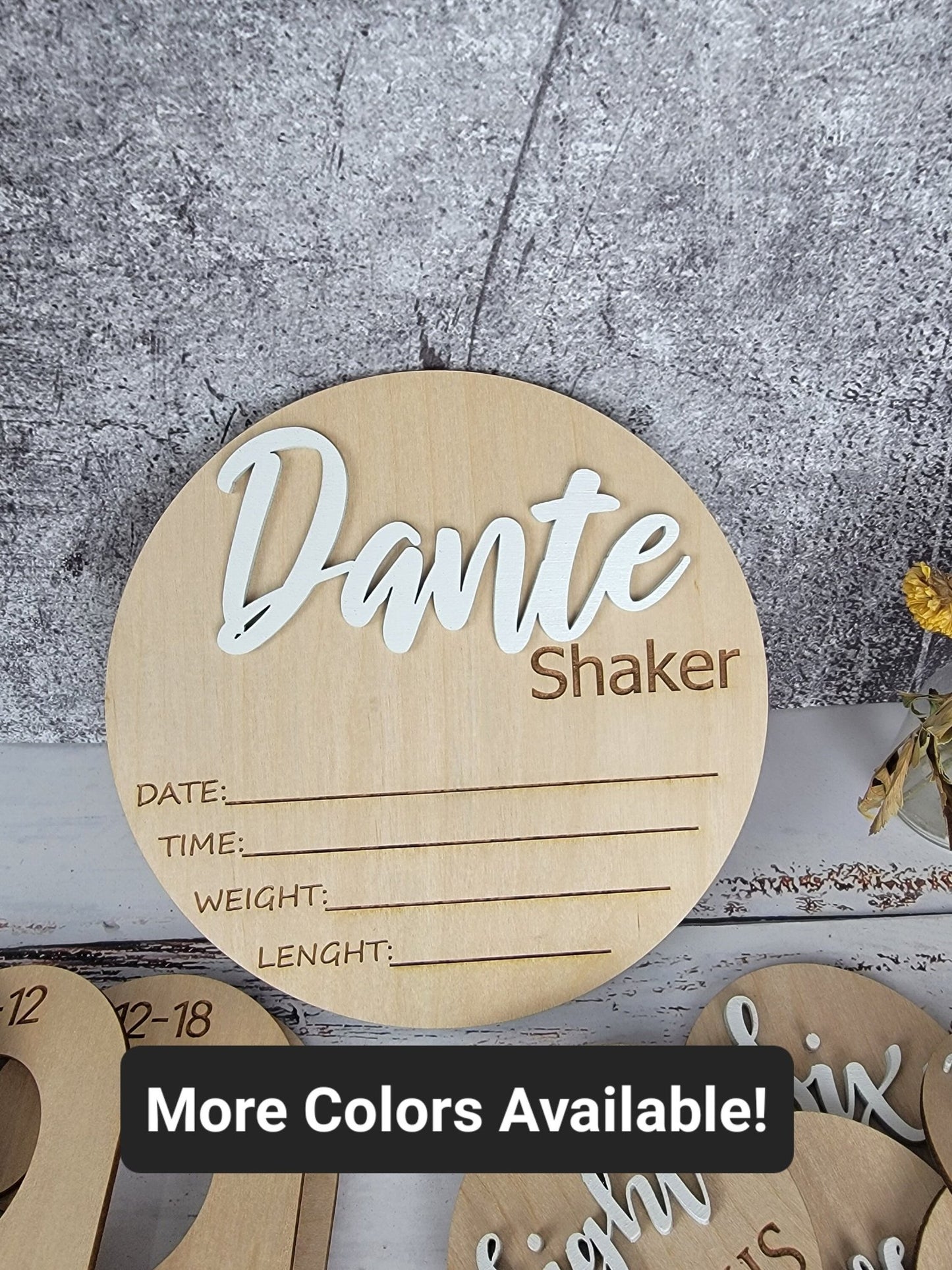 Baby Announcement Sign With Birth Stats| Baby Hospital Photo sign | Name Reveal and Birth Stats. Sign For Birth Announcement| Personalized - EverLee Creations