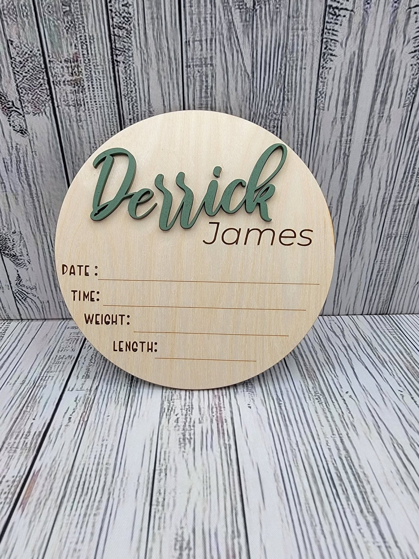 Baby Announcement Sign With Birth Stats| Baby Hospital Photo sign | Name Reveal and Birth Stats. Sign For Birth Announcement| Personalized - EverLee Creations