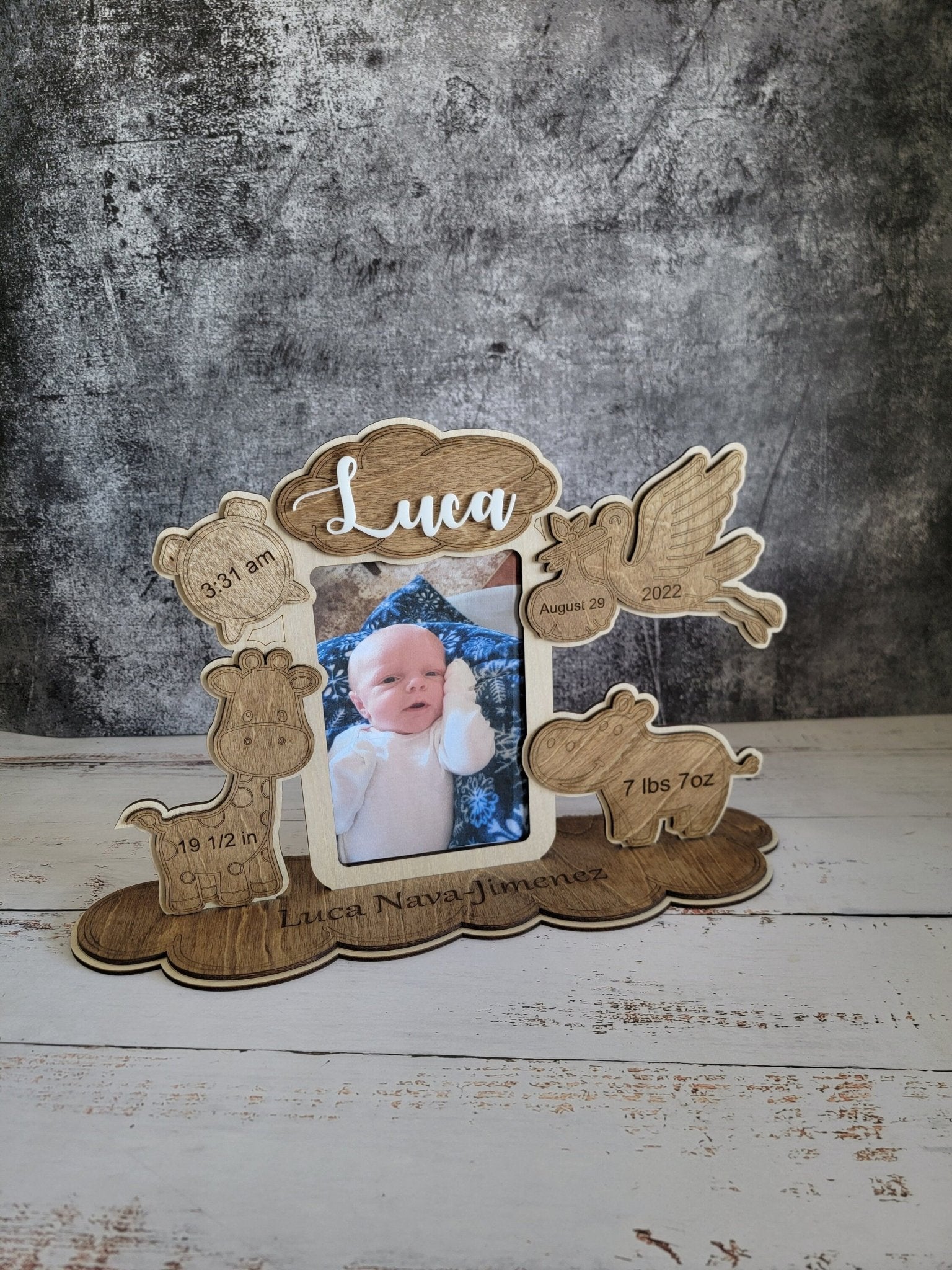 Birth Announcement Frame - EverLee Creations