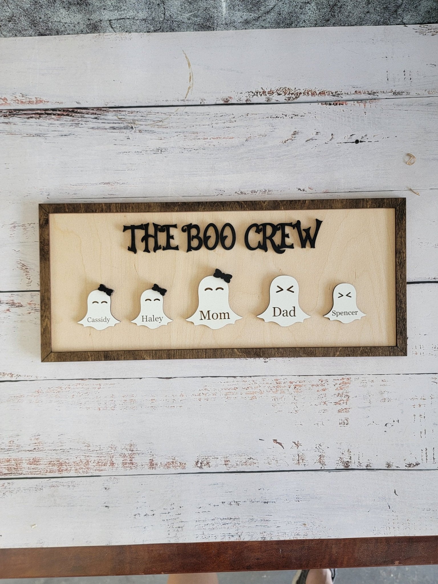 Boo Family Ghost Sign - EverLee Creations