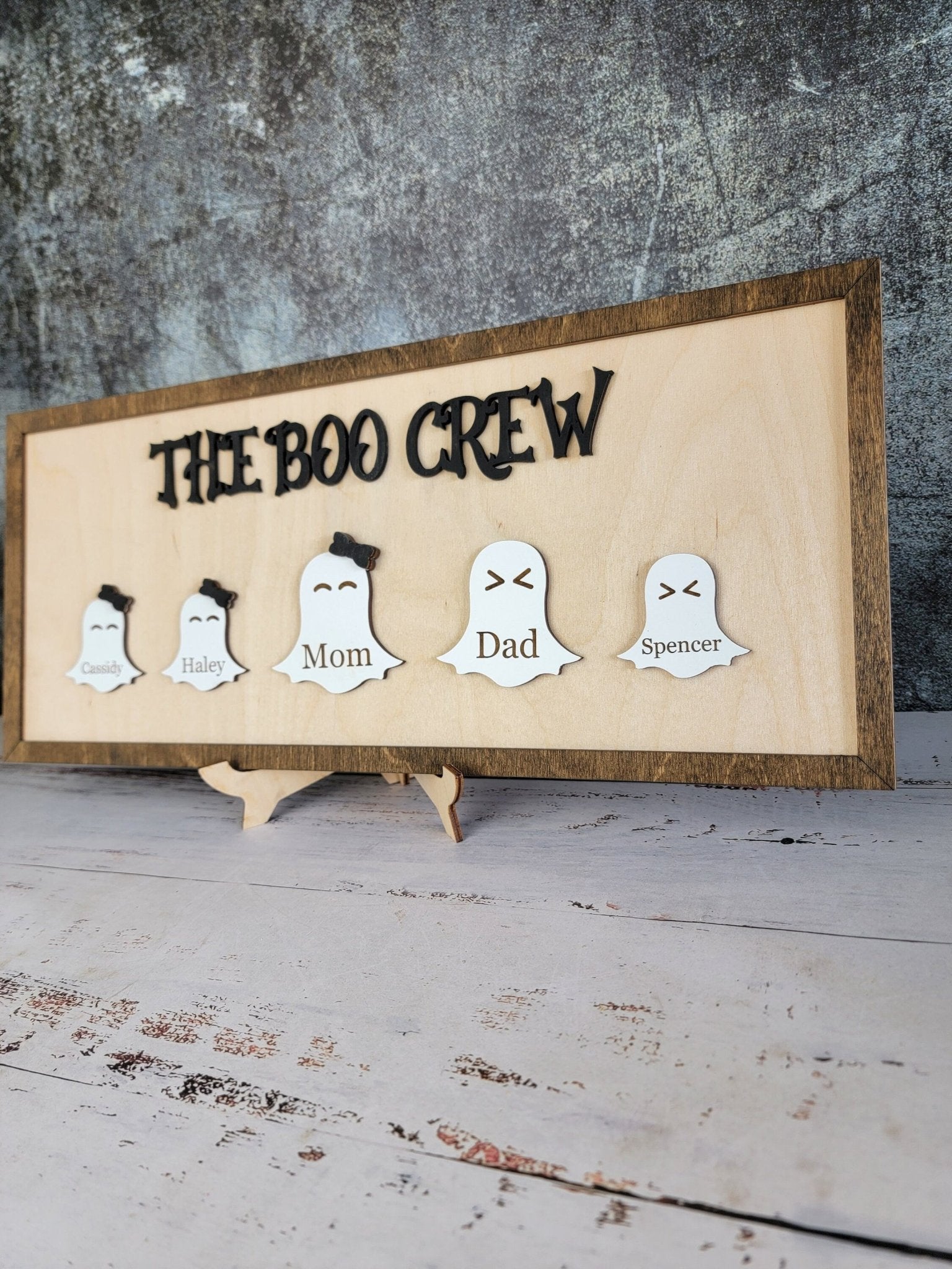 Boo Family Ghost Sign - EverLee Creations