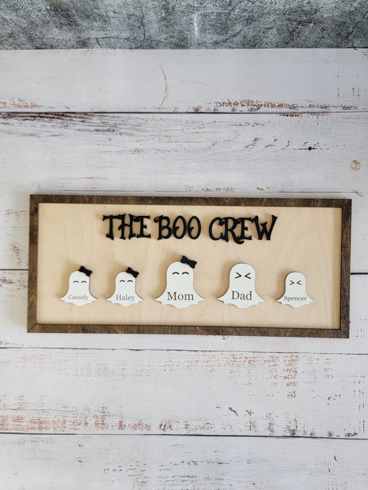 Boo Family Ghost Sign - EverLee Creations