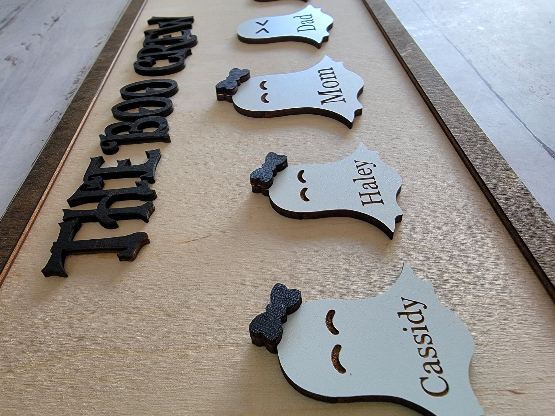 Boo Family Ghost Sign - EverLee Creations