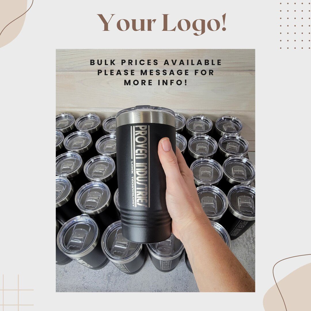 Custom Logo Tumbler - EverLee Creations