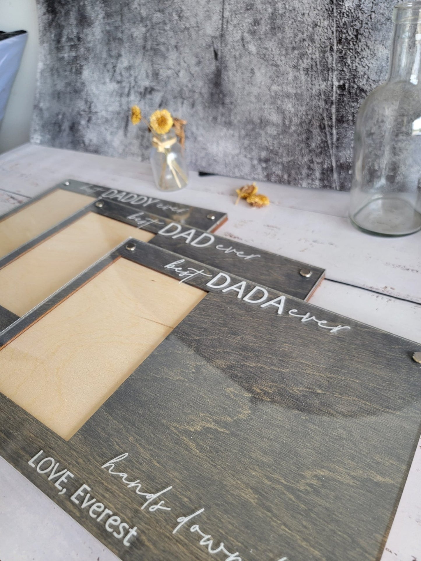 DIY Handprint Picture Frame - EverLee Creations