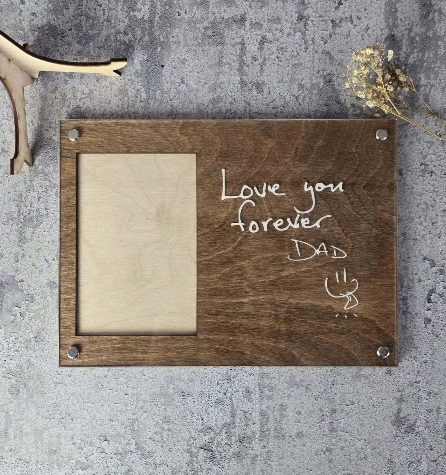 Engraved Handwriting Frame - EverLee Creations