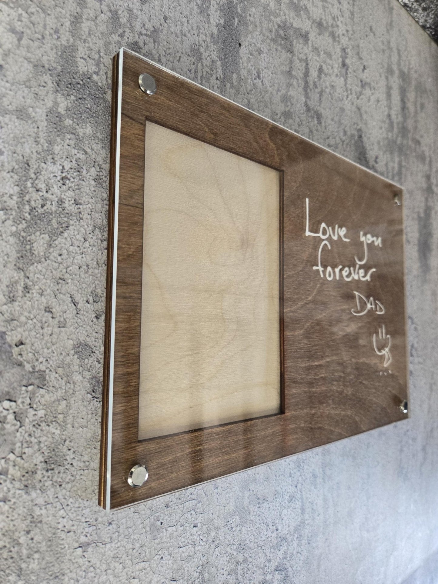 Engraved Handwriting Frame - EverLee Creations
