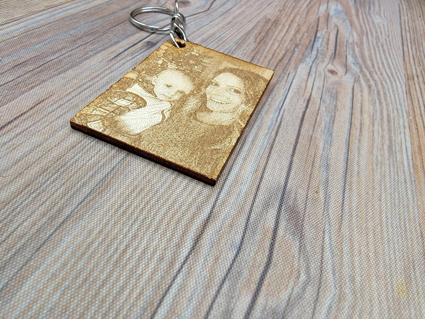 Engraved Personalized Key Chain | Christmas Gift | Custom Photo Key Chain | Keychain Stocking Stuffer - EverLee Creations