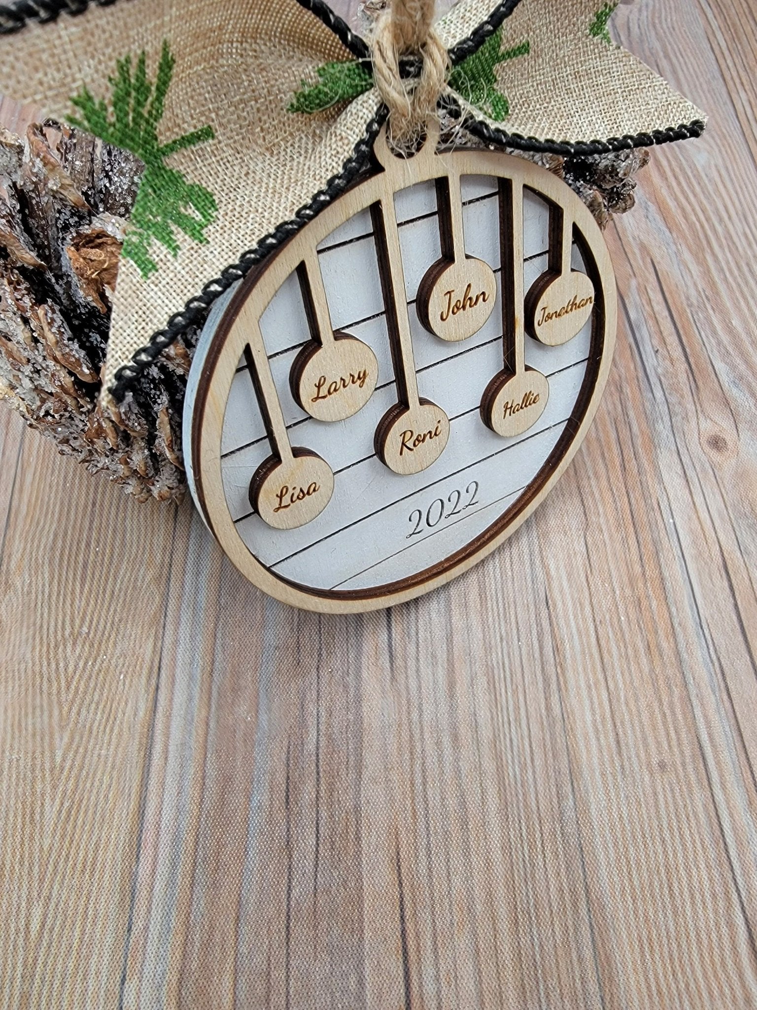 Family Christmas Ornament 2024 Bulb Edition - EverLee Creations