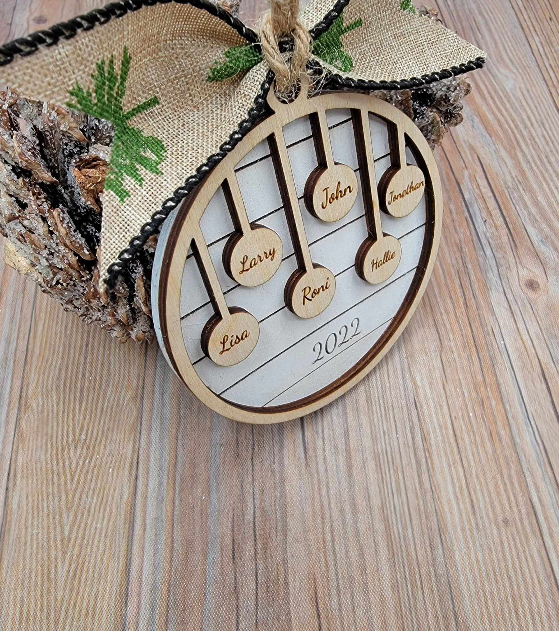 Family Christmas Ornament 2024 Bulb Edition - EverLee Creations