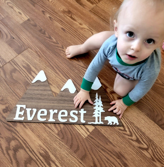 Mountains Personalized sign - EverLee Creations