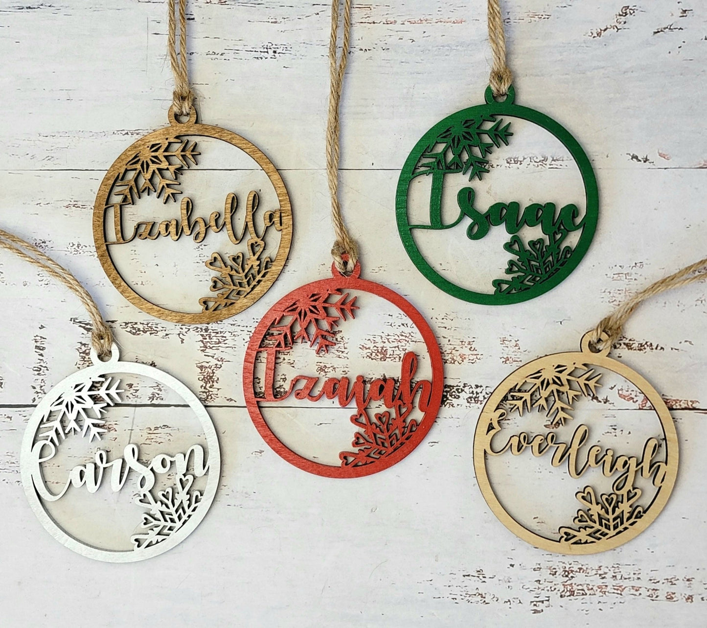 Personalized Christmas Ornaments - EverLee Creations