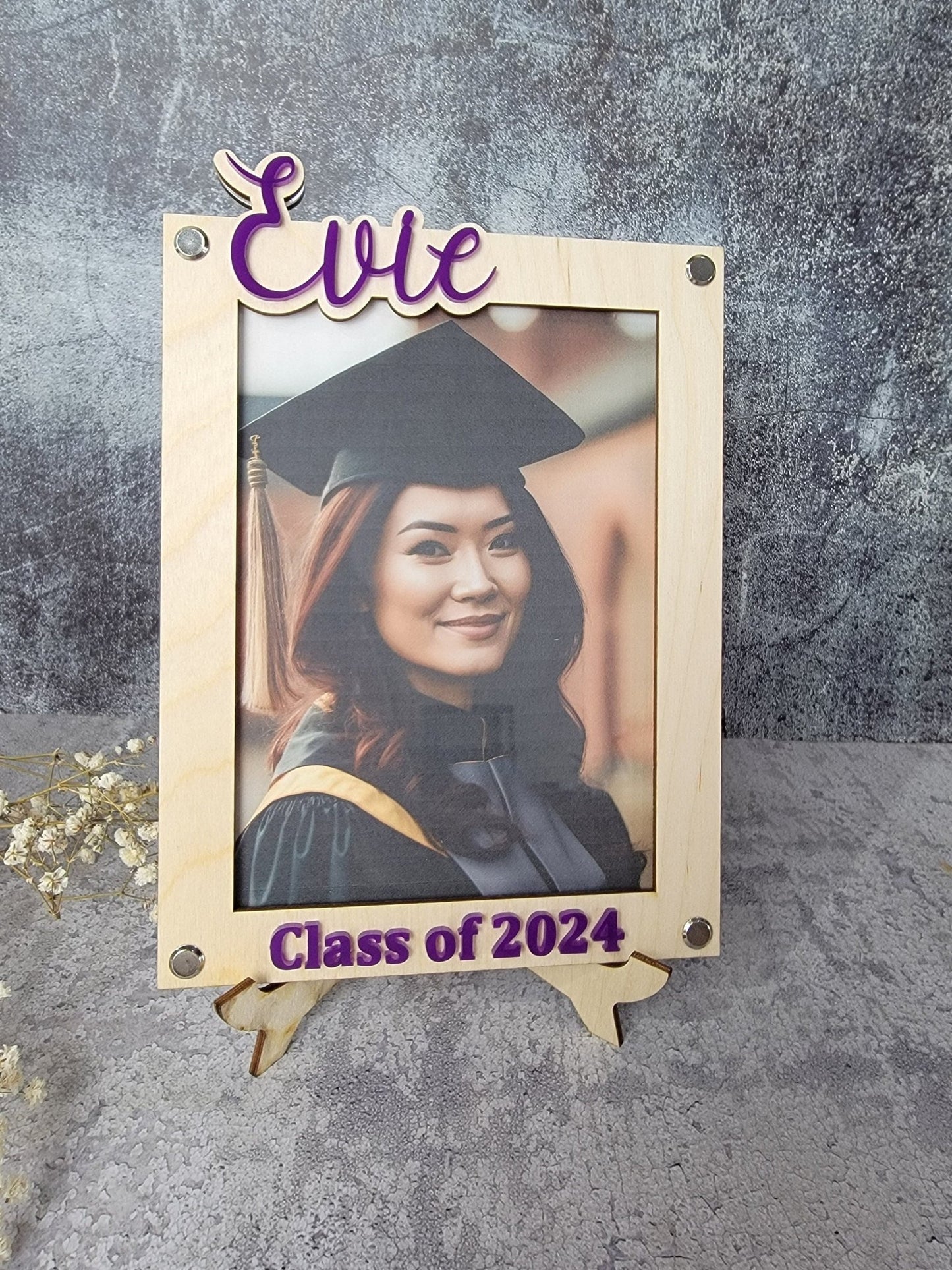 Personalized Graduation Gift Money Holder and Personalized Graduation Picture Frame Combo - EverLee Creations