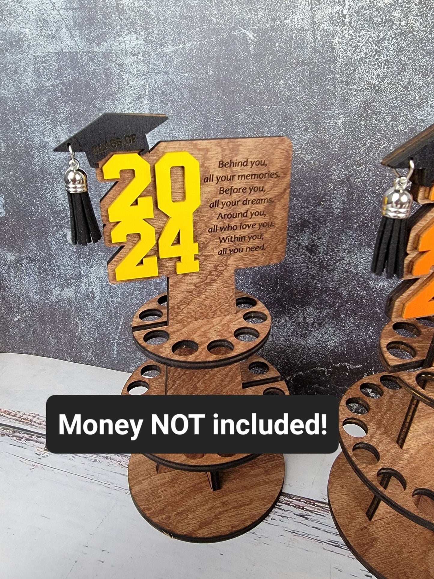 Personalized Graduation Gift Money Holder and Personalized Graduation Picture Frame Combo - EverLee Creations