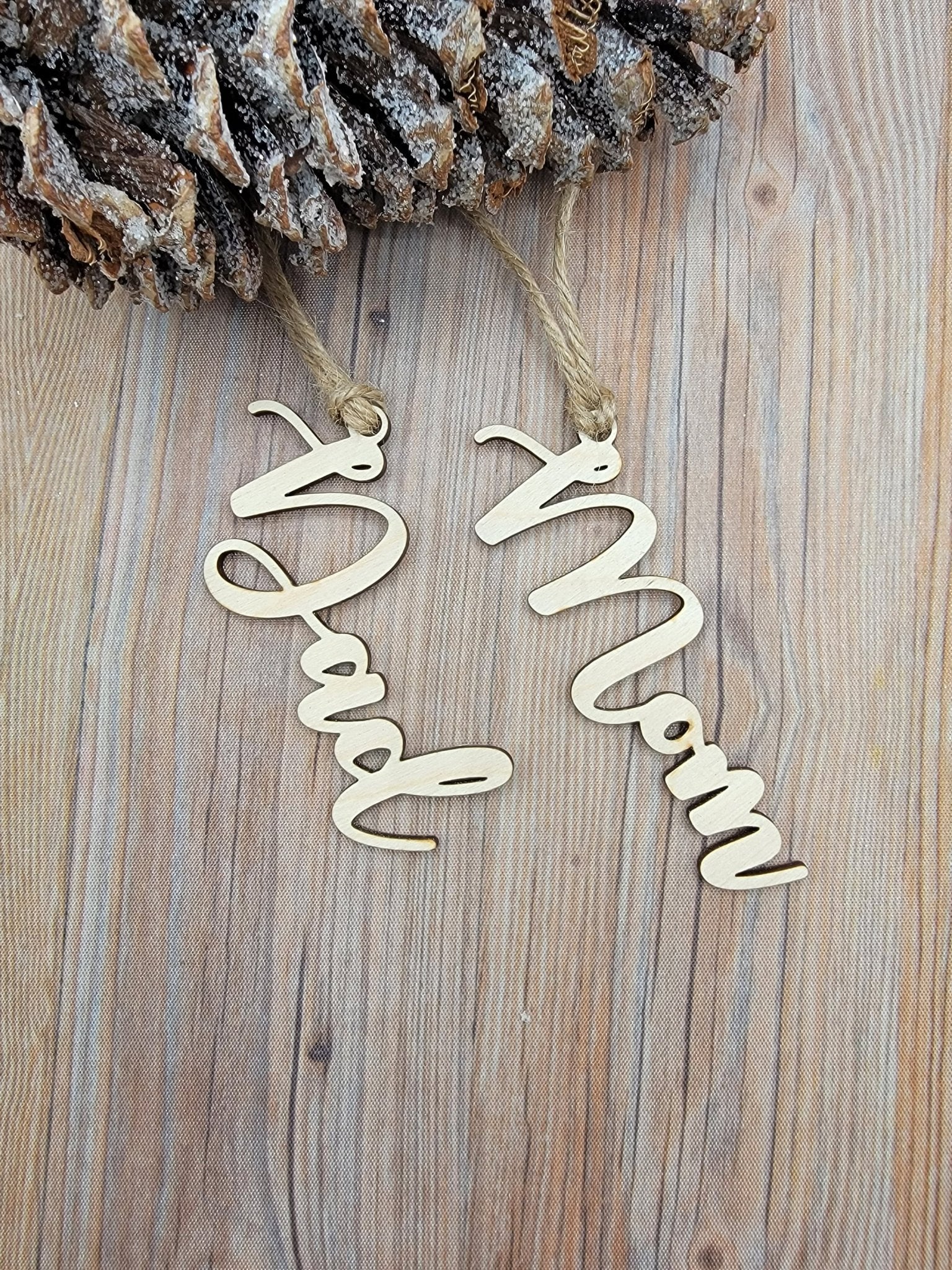 Personalized Stocking Tag Ornament,Personalized Christmas Stocking Tag- Family Names - EverLee Creations