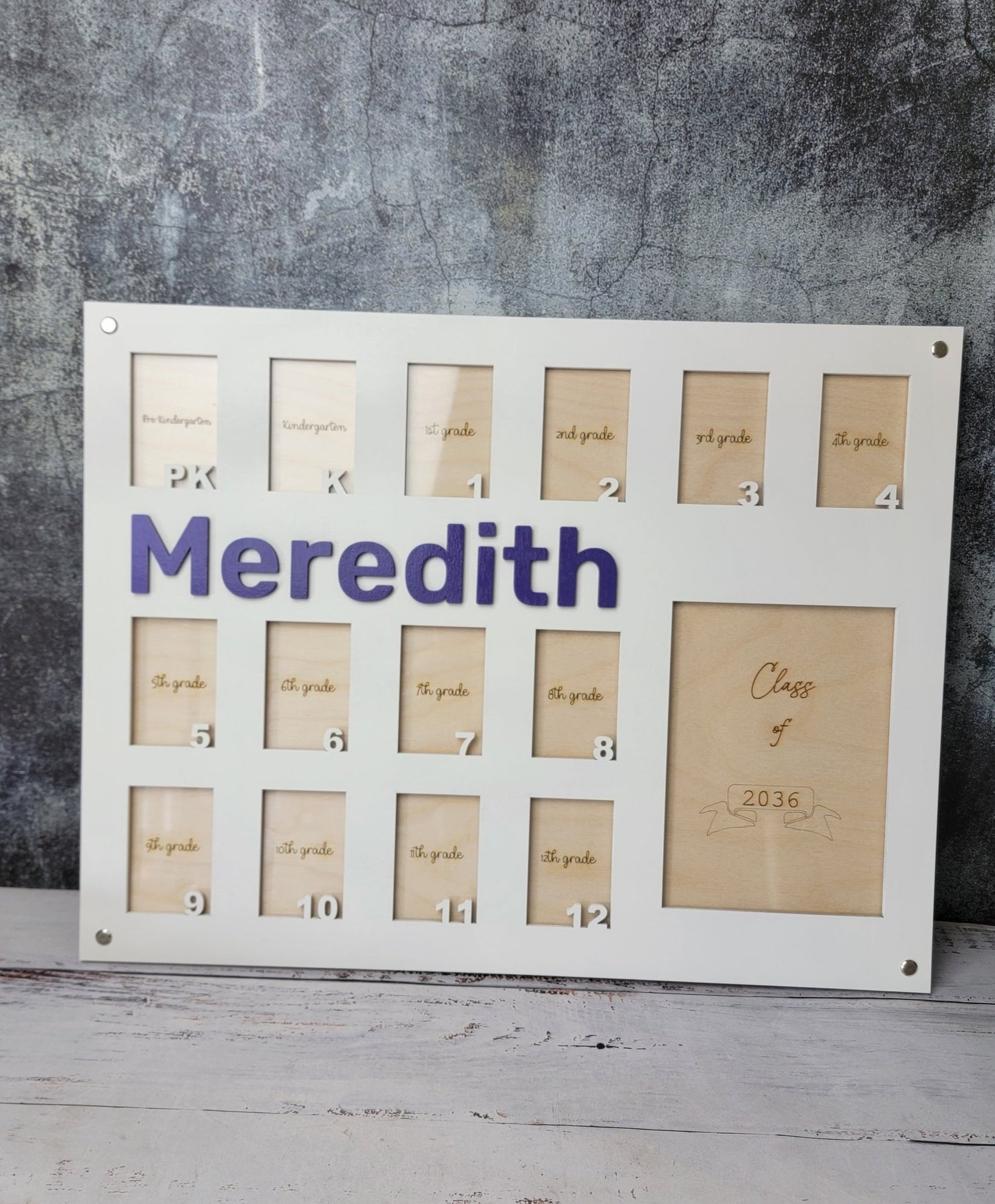 School Years Photo Frame - EverLee Creations