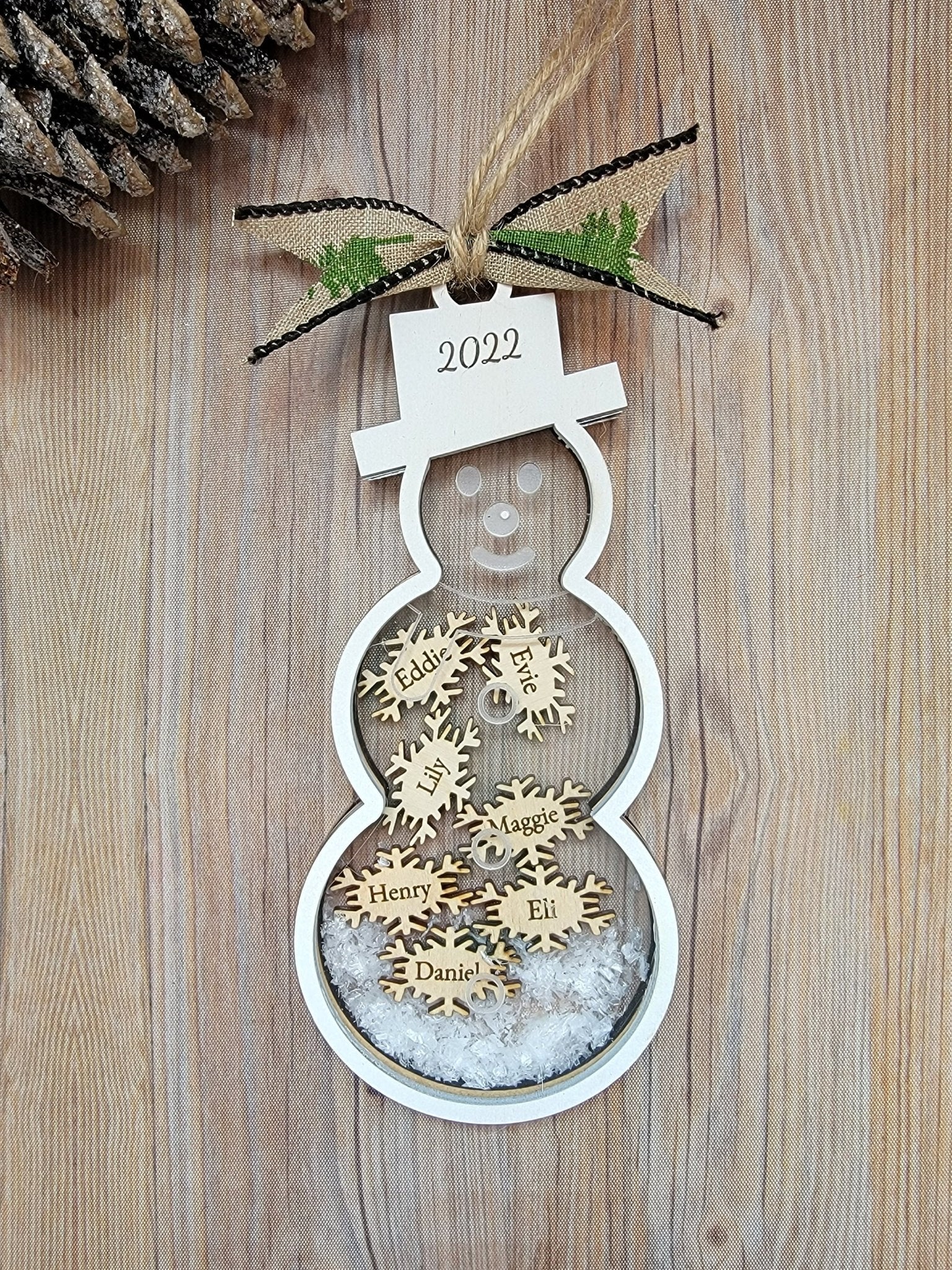 2024 Snowman Family Ornament - EverLee Creations