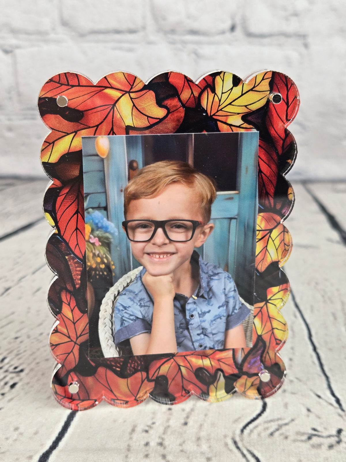 Personalized Acrylic Photo Frame Ornament