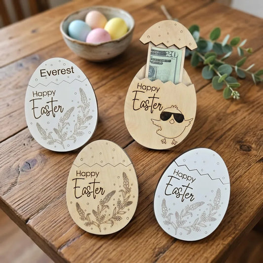 Personalized Money Holder, Easter Tag, Easter Money Holder, Easter Cash Gift MADE IN USA