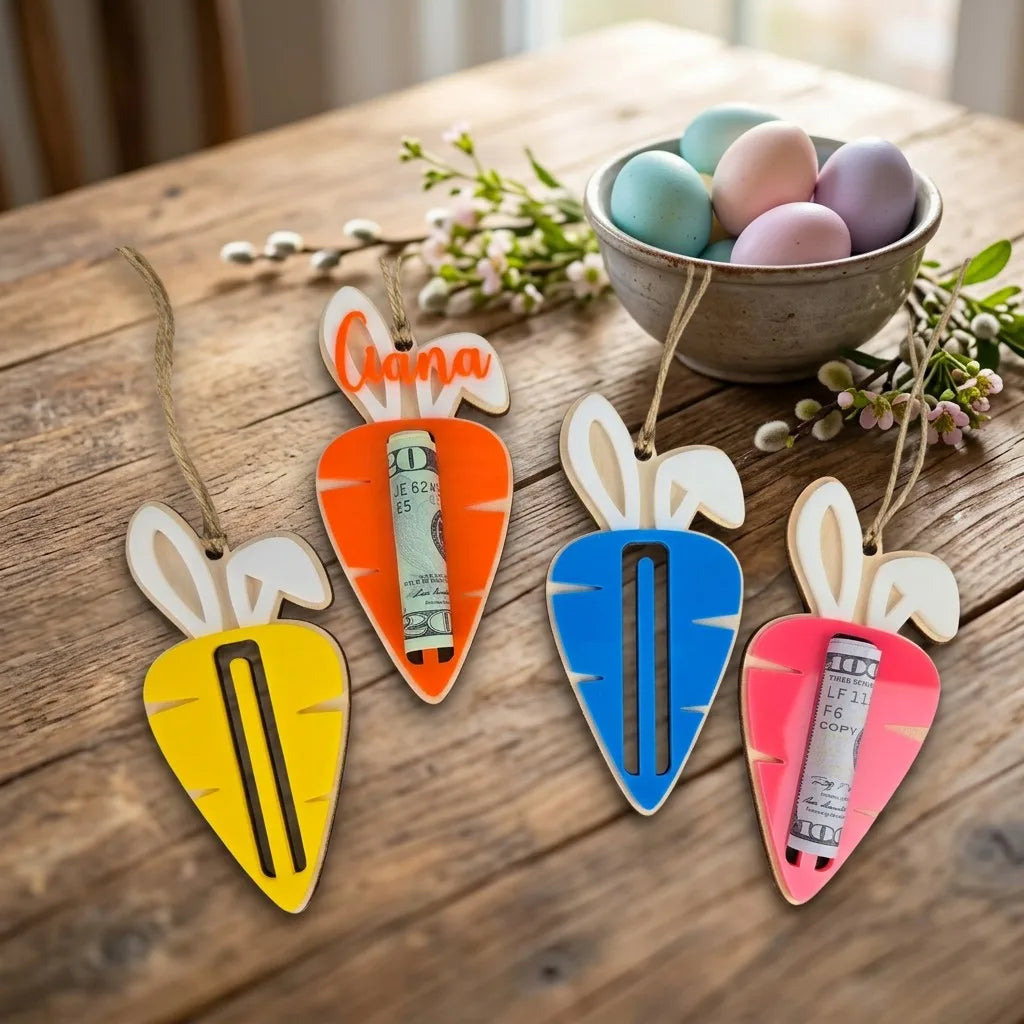 Easter Carrot Money Holder