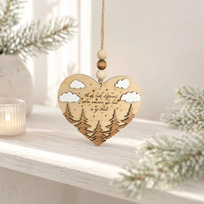 Memorial Ornament Loss of Loved One Gift Sympathy Gift The Sky Looks Different Heart Ornament Bereavement Gift Remembrance Gift