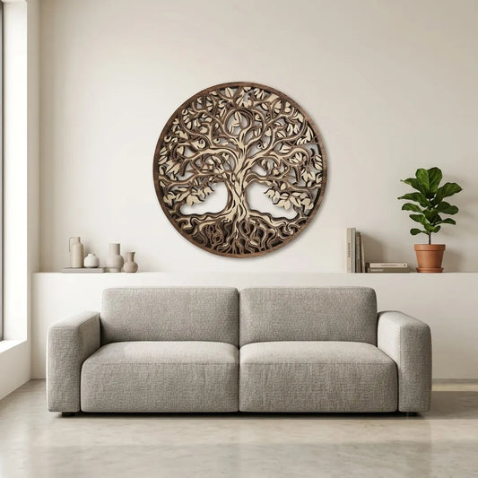 Wooden Tree of Life Wall Art