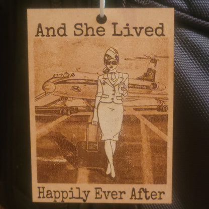 And She Lived Happily Ever After bag tag - EverLee Creations