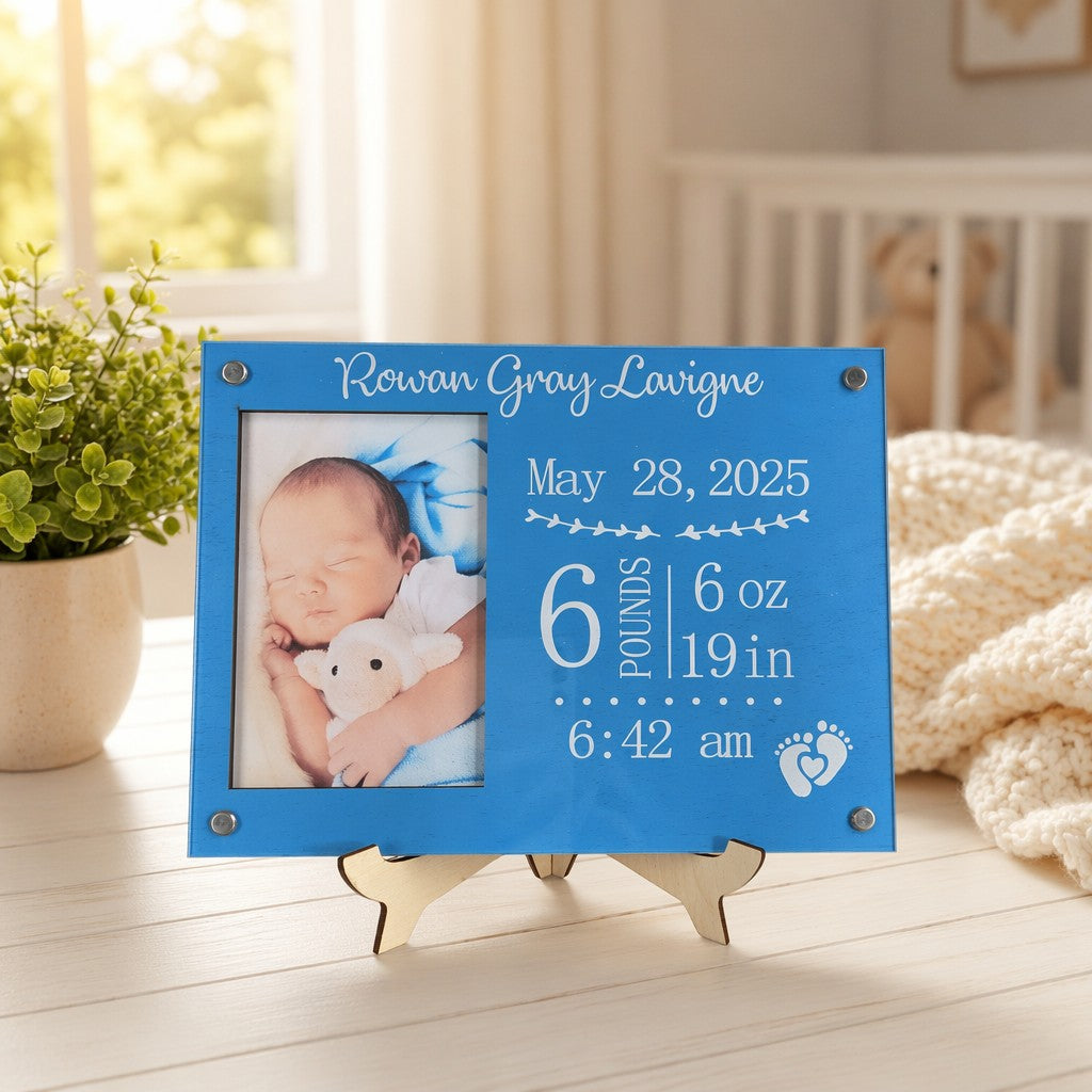 Personalized Birth Announcement Picture Frame