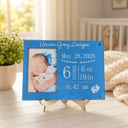Personalized Birth Announcement Picture Frame