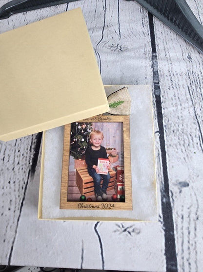 Custom Photo Ornament Picture Frame - EverLee Creations