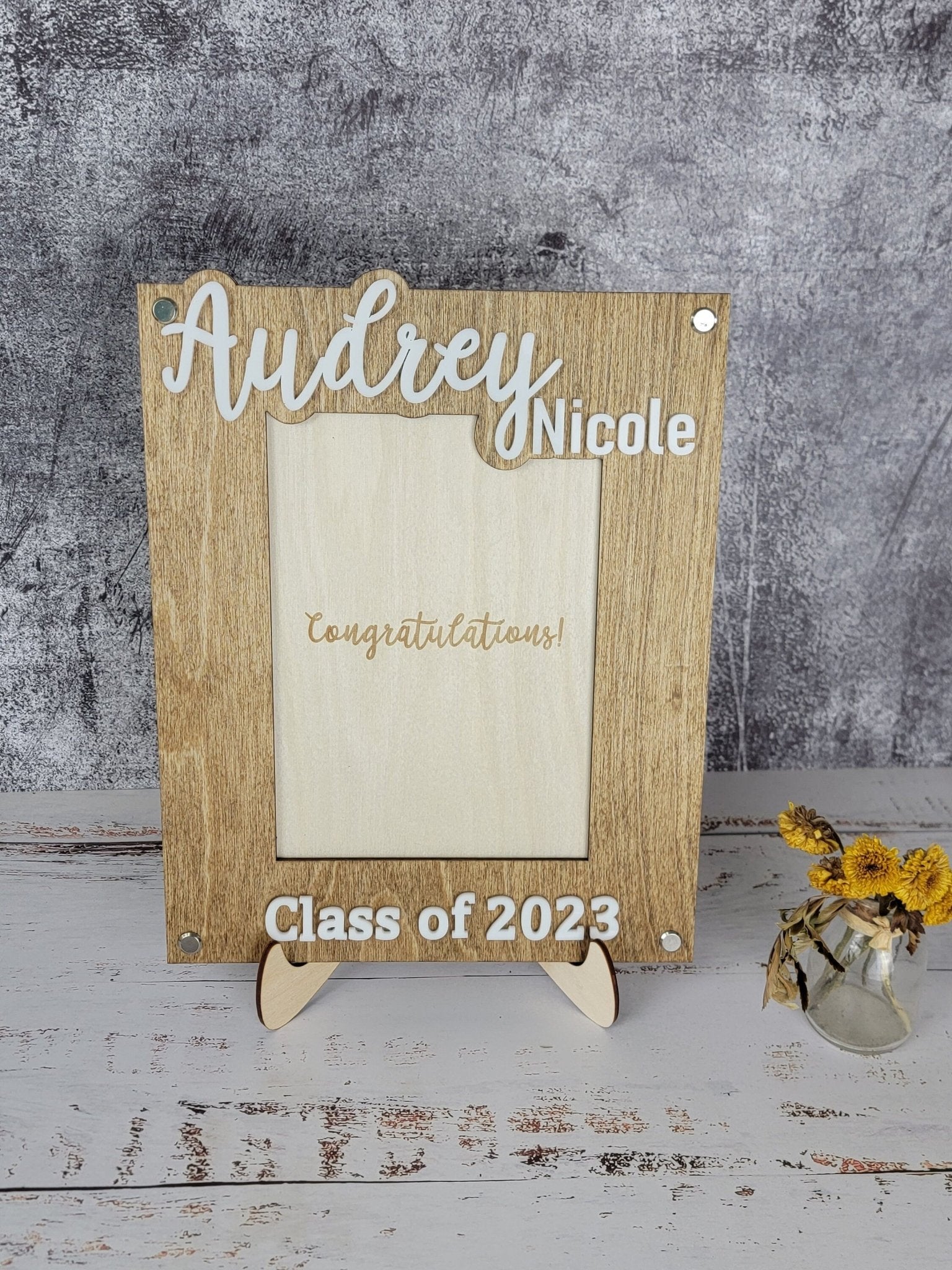 Graduation 2024 Picture Frame | Personalized Class of 2024 Gift for Graduates | 2024 Graduation Gift | Graduate Class of 2024 Photo Frame - EverLee Creations