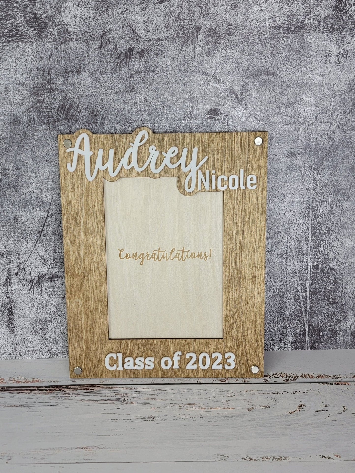 Graduation 2024 Picture Frame | Personalized Class of 2024 Gift for Graduates | 2024 Graduation Gift | Graduate Class of 2024 Photo Frame - EverLee Creations