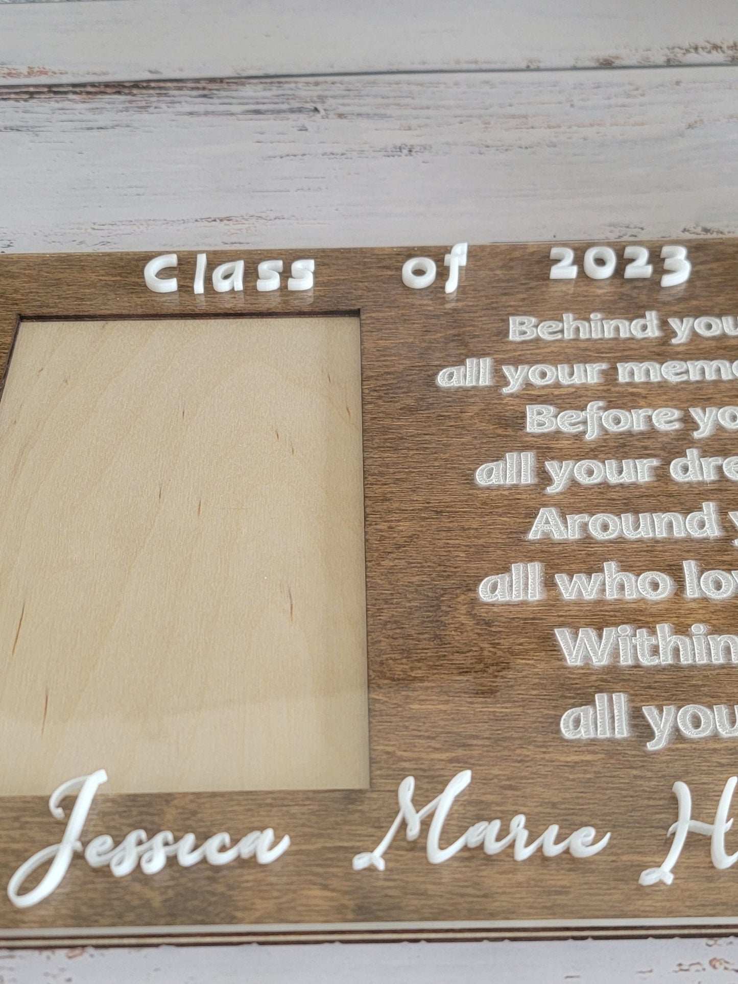 Graduation Gift 2024 Picture Frame | Personalized Class of 2024 Gift for Graduates | 2024 Graduation Gift | Graduate Photo Frame - EverLee Creations