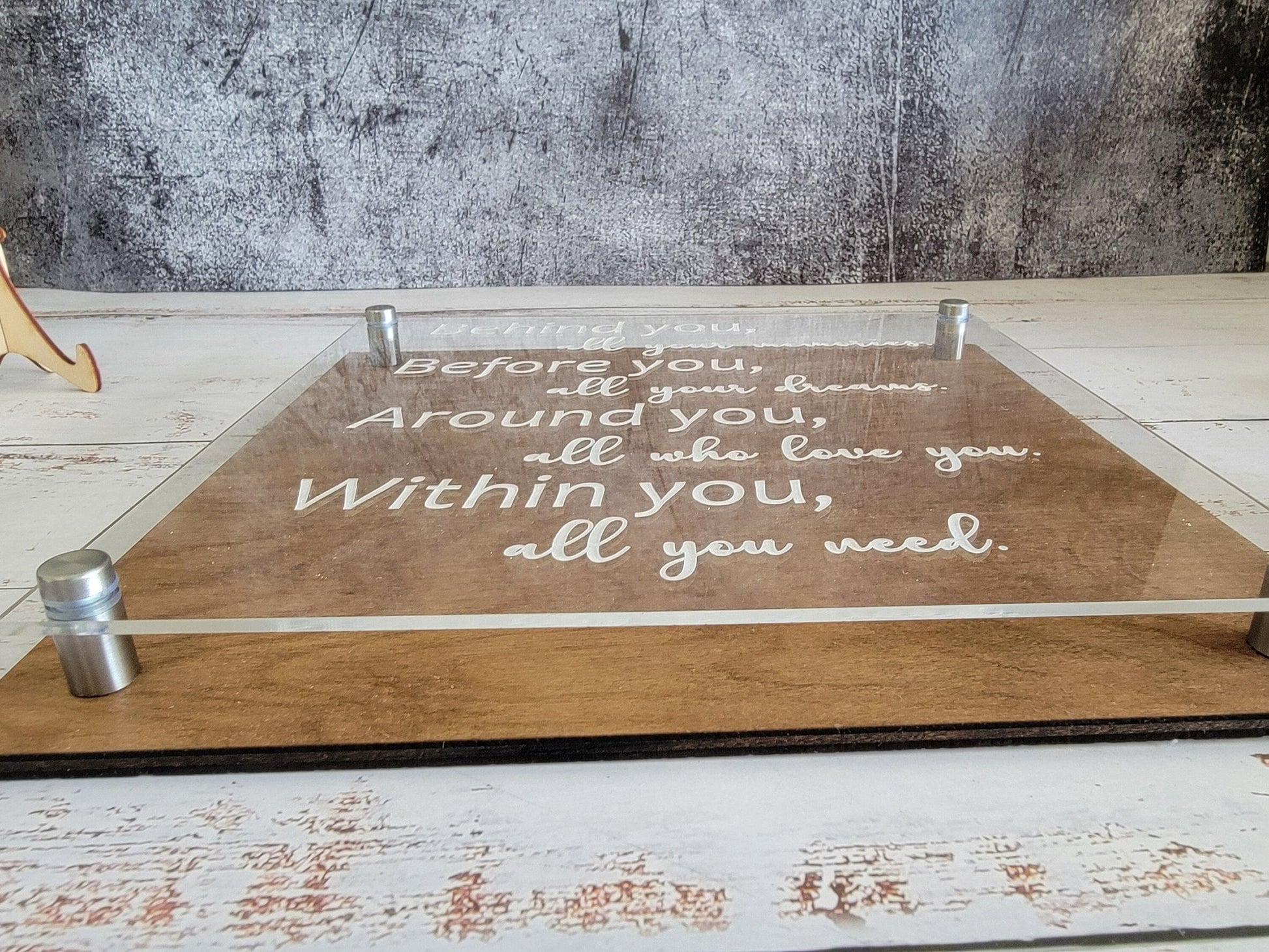 Graduation Gift Behind you all your memories,before you all your dreams| Graduation decor |Bestseller| table plaque| inspirational - EverLee Creations