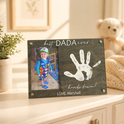 DIY Handprint Picture Frame