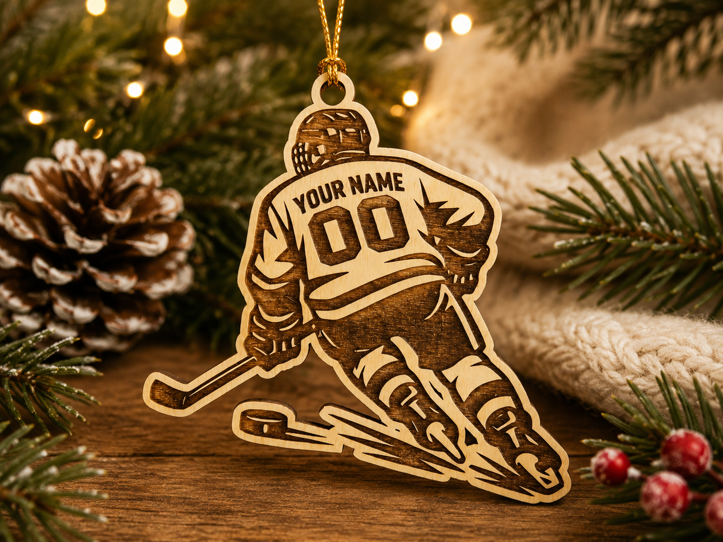 Custom Christmas Ornament | Your Logo or Design | Wood & Acrylic