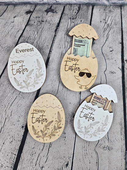 Personalized Money Holder, Easter Tag, Easter Money Holder, Easter Cash Gift MADE IN USA