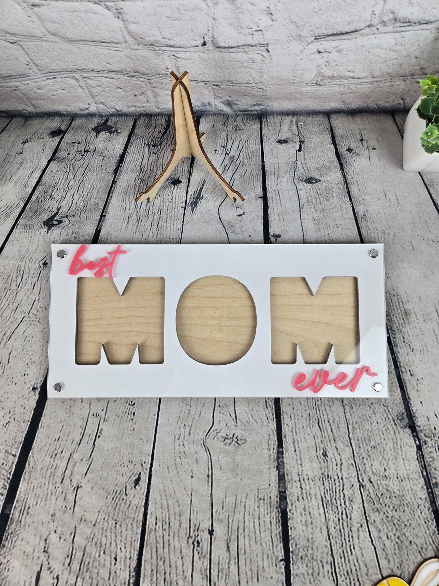 Mom Personalized Picture Frame, First Mothers Day, New Mommy Gift, Gift for Wife