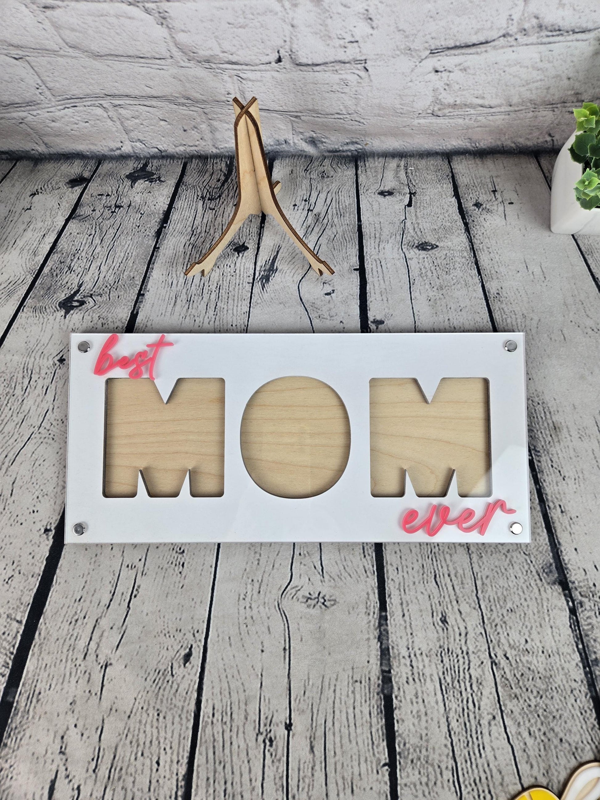 Mom Personalized Picture Frame, First Mothers Day, New Mommy Gift, Gift for Wife