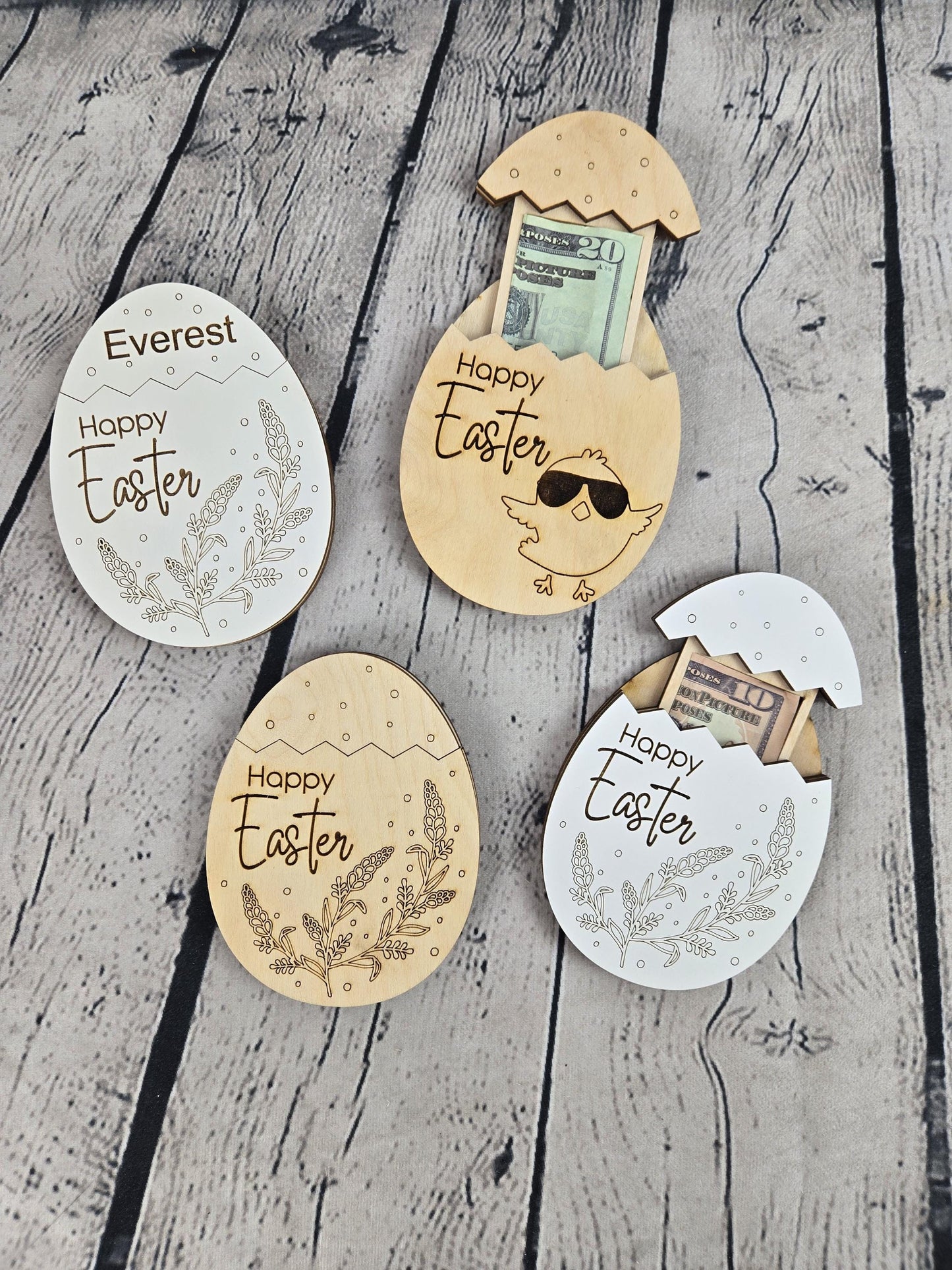 Personalized Money Holder, Easter Tag, Easter Money Holder, Easter Cash Gift MADE IN USA