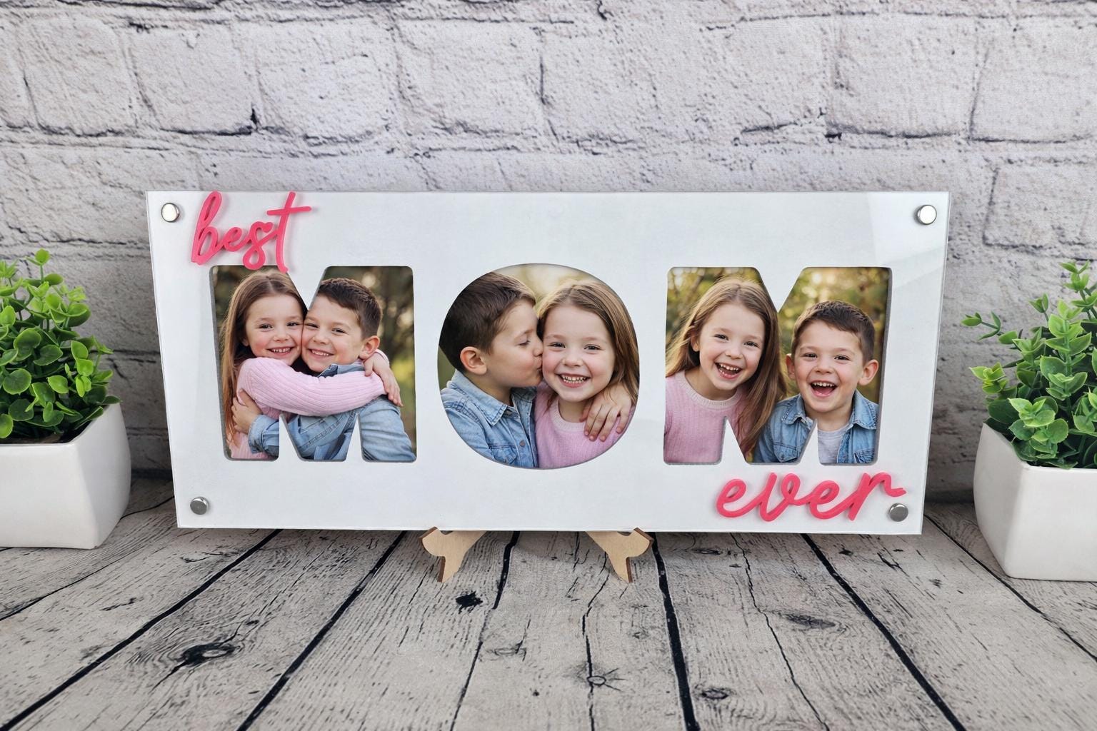 Mom Personalized Picture Frame, First Mothers Day, New Mommy Gift, Gift for Wife