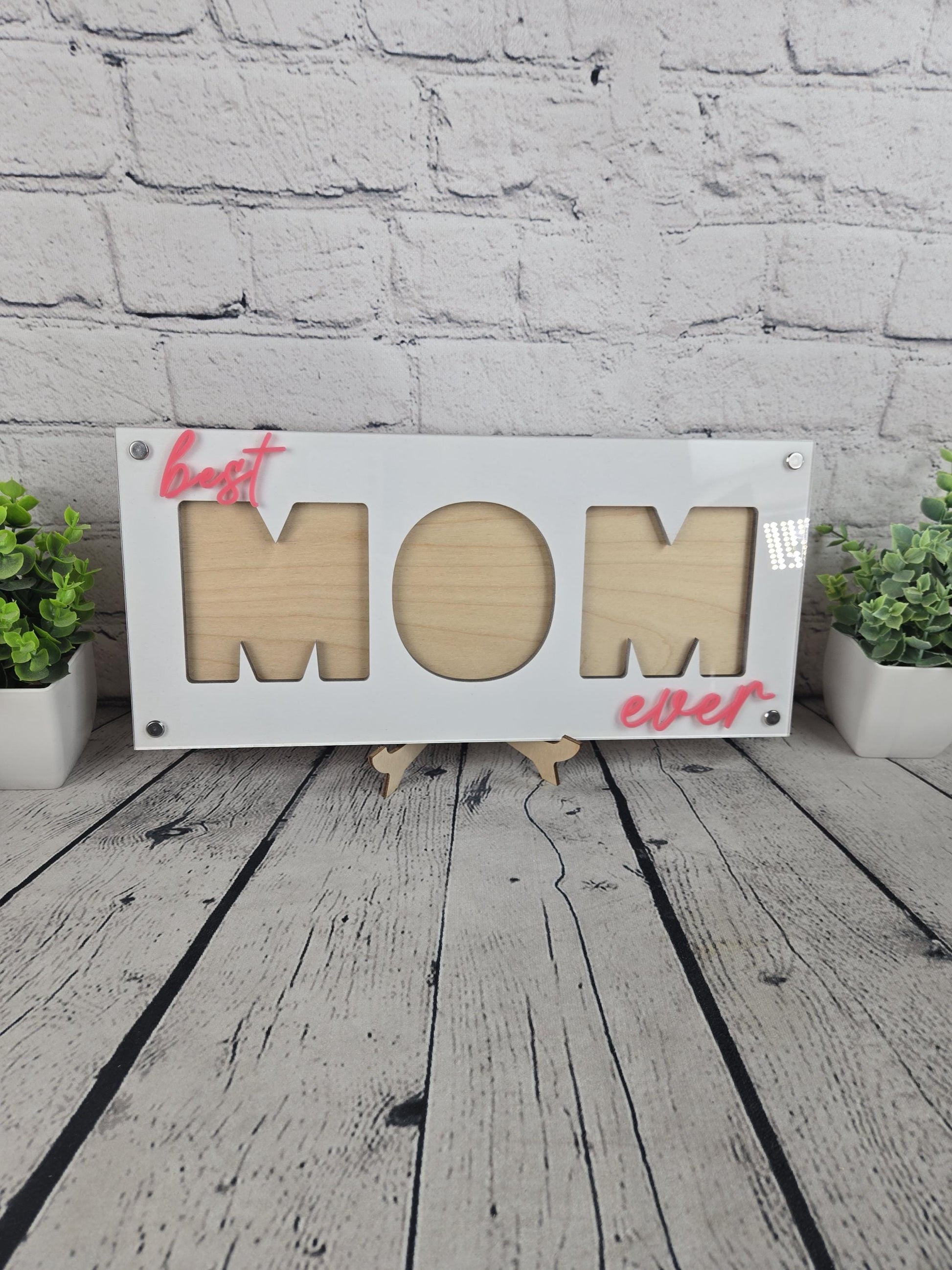 Mom Personalized Picture Frame, First Mothers Day, New Mommy Gift, Gift for Wife