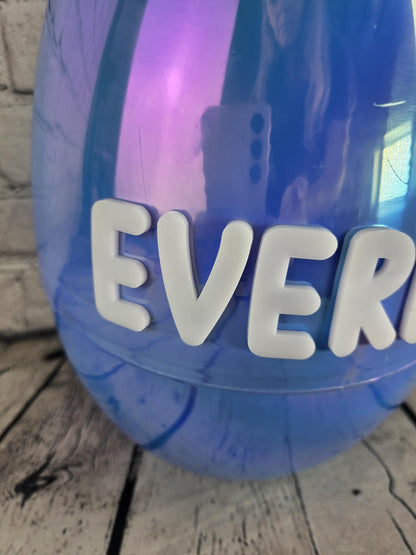 Personalized Easter Egg 12 Inch Large Fillable Easter Egg with Acrylic Name, Giant Plastic Easter Egg, Custom Easter Basket for Kids