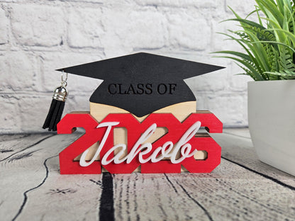 Personalized Graduation Money Holder 2026, Class of 2026 Graduation Gift, Graduation Cash Holder, Custom Grad Gift, Graduation Party Gift