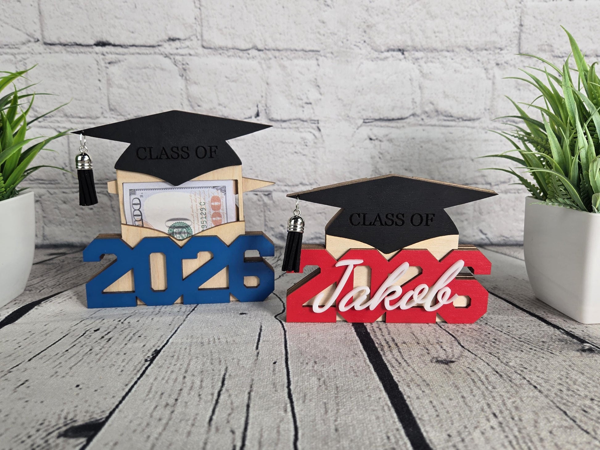 Personalized Graduation Money Holder 2026, Class of 2026 Graduation Gift, Graduation Cash Holder, Custom Grad Gift, Graduation Party Gift
