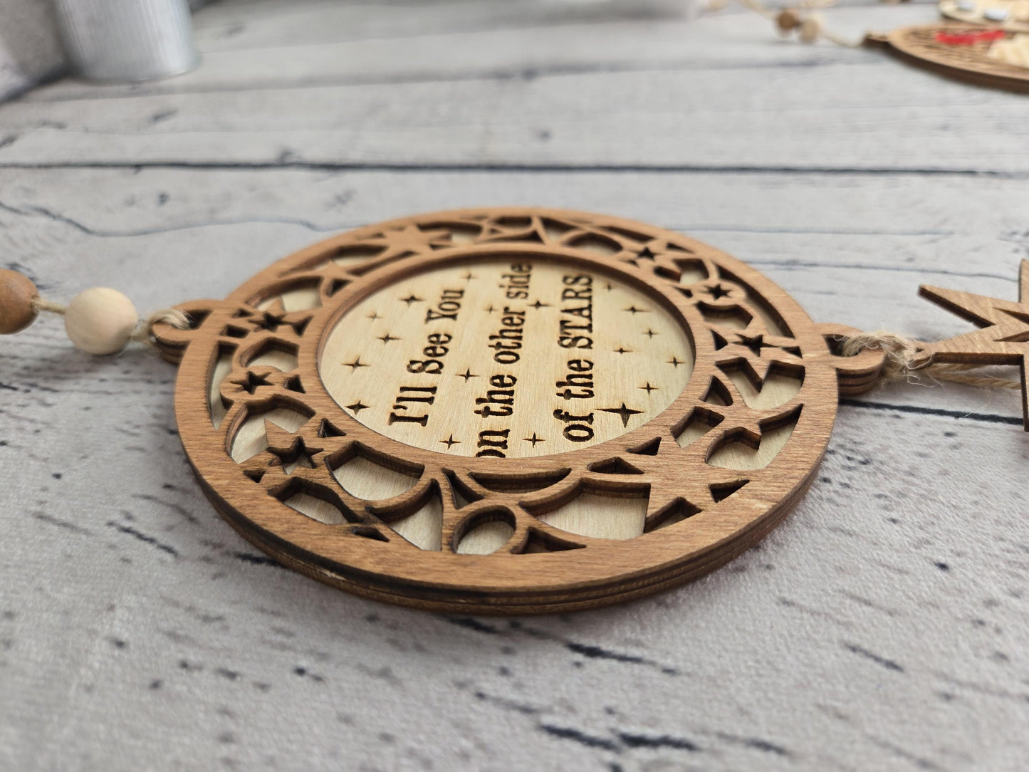 Memorial Ornament Loss of Loved One Gift Sympathy Gift The Sky Looks Different Heart Ornament Bereavement Gift Remembrance Gift