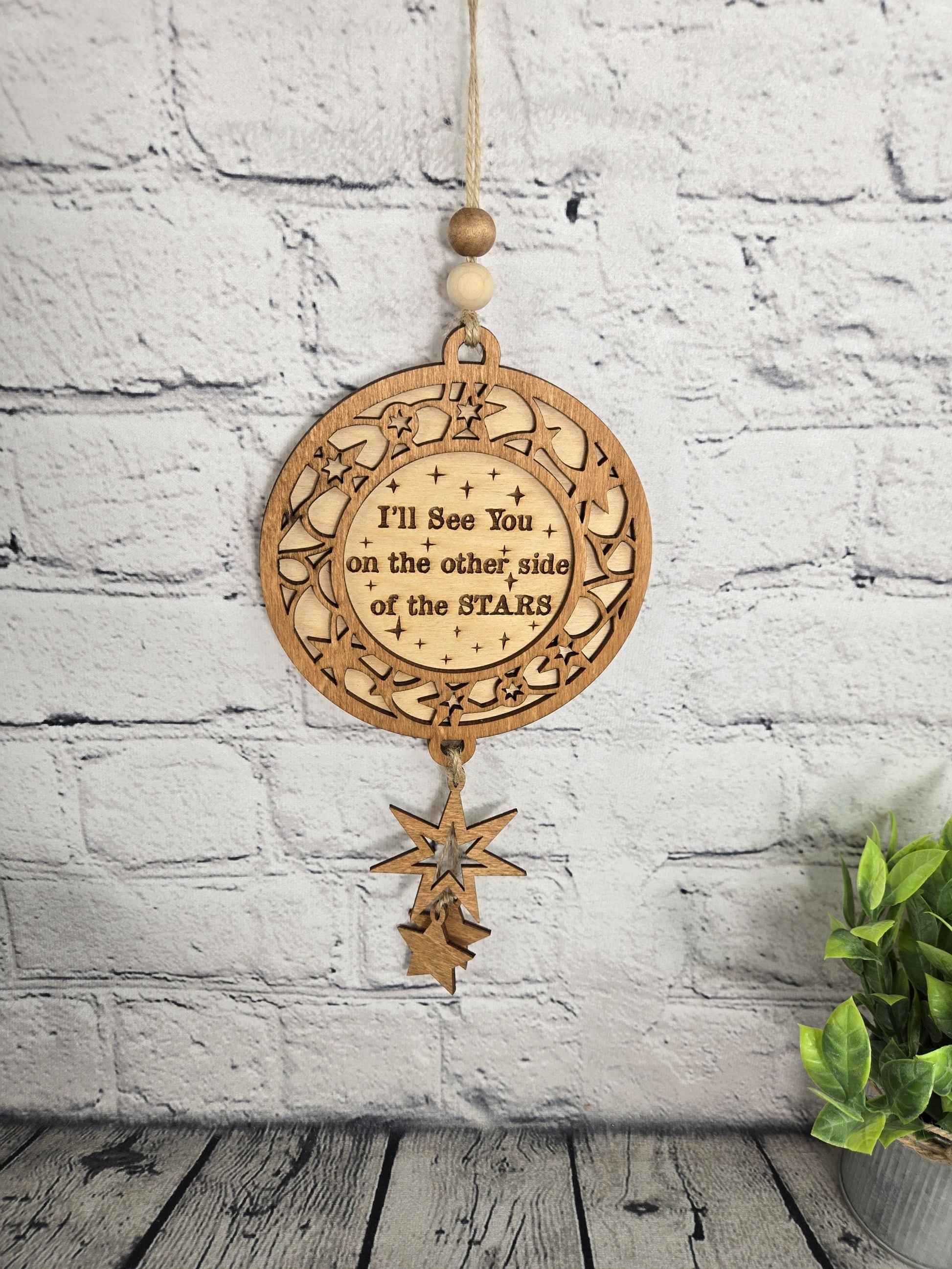 Memorial Ornament Loss of Loved One Gift Sympathy Gift The Sky Looks Different Heart Ornament Bereavement Gift Remembrance Gift