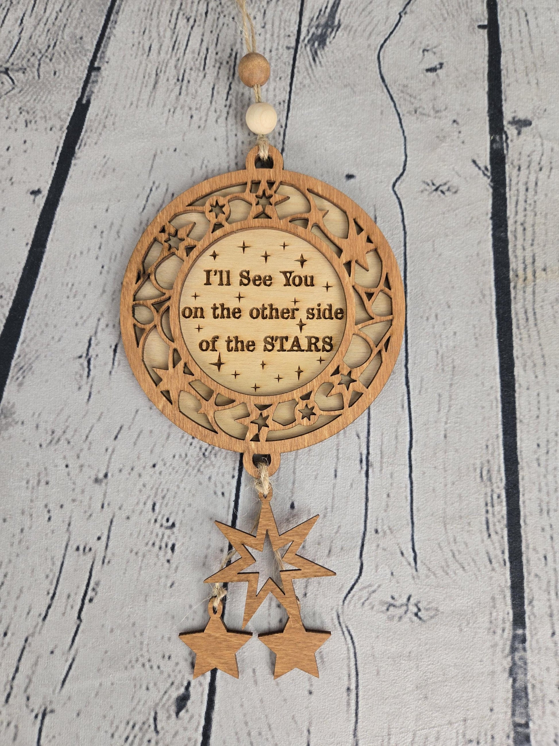 Memorial Ornament Loss of Loved One Gift Sympathy Gift The Sky Looks Different Heart Ornament Bereavement Gift Remembrance Gift