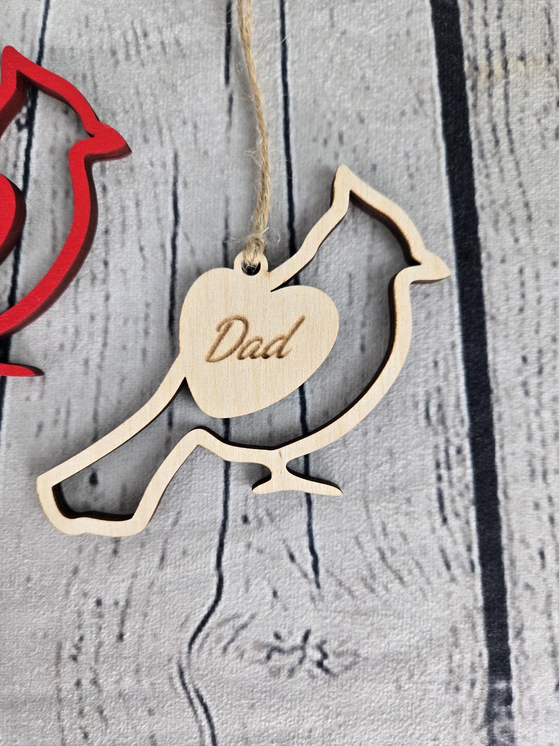 Cardinal Ornament, Heavenly Messenger Memorial Gift, Sympathy Ornament, Memorial Keepsake