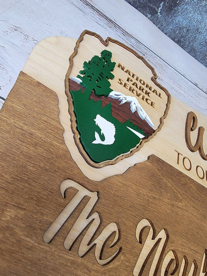 National Park Service Welcome Sign - EverLee Creations